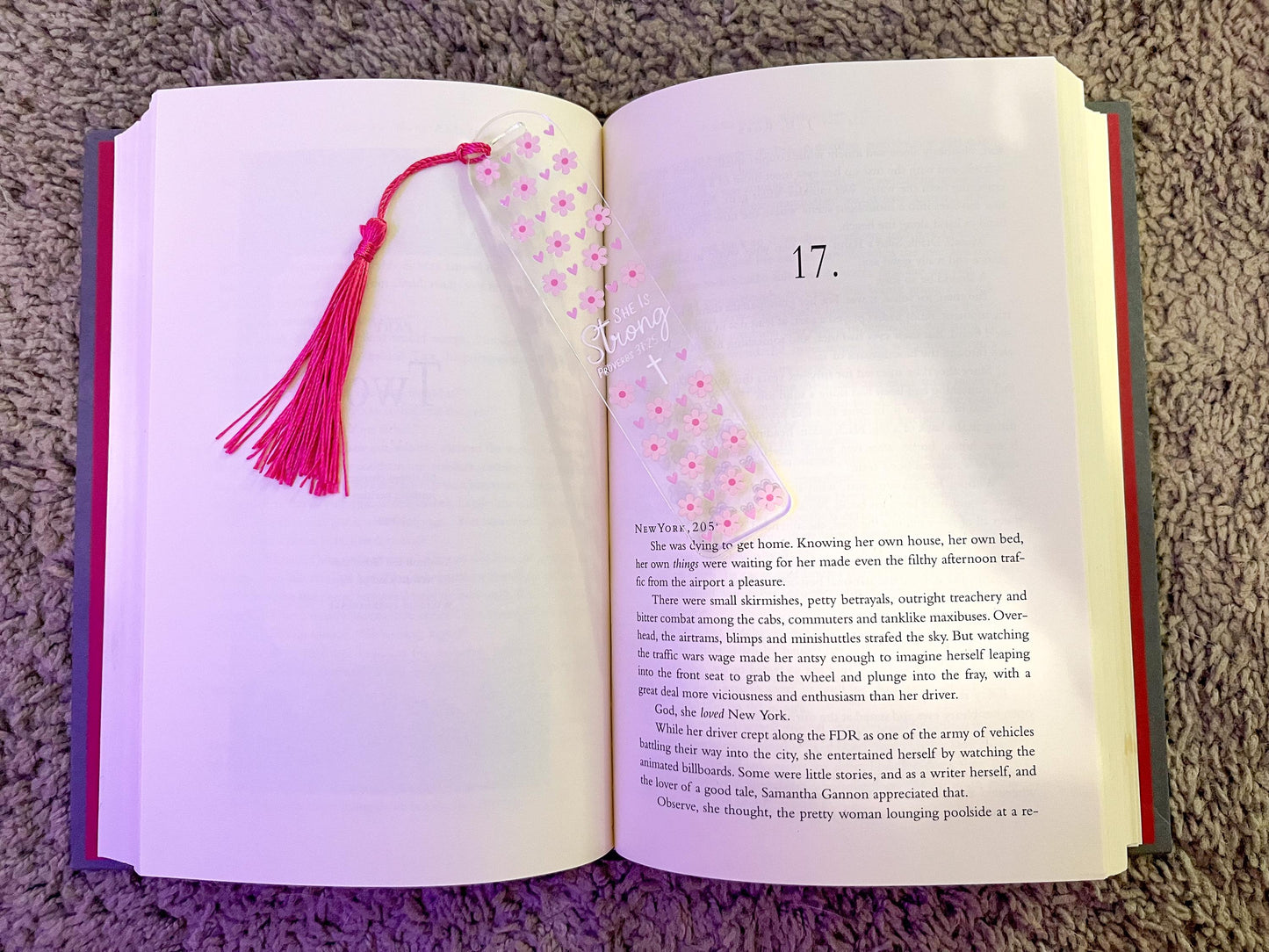 She is Strong Acrylic Bookmark