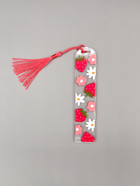 Strawberry Fields Acrylic Bookmark